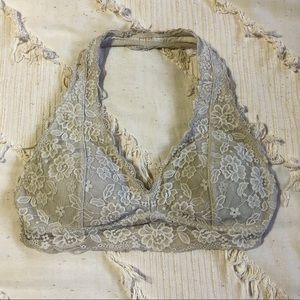 lace halter bralette